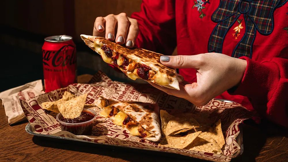 Picture of Tortilla’s Camembert, Cranberry and Chicken Quesadilla